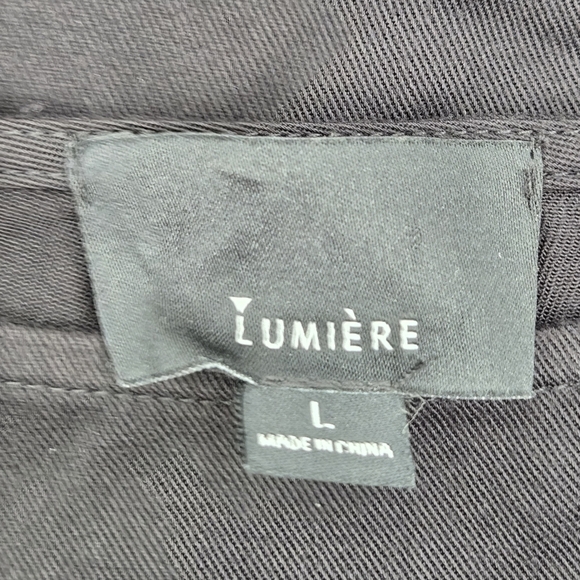 Little Black Fringe LUMIERE Dress SIZE:Large - Picture 5 of 8